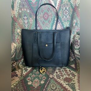 Michael Kors blue shoulder bag